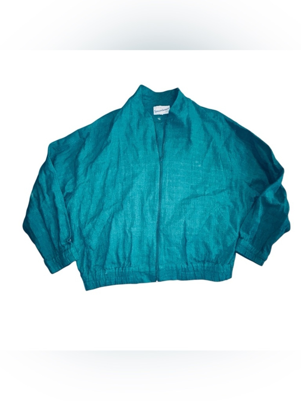 Stylish Teal Jacket and pants suit size large - Picture 1 of 14